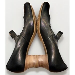 Brako Anatomic Collection, Size 42, Black Leather,Quality, Block Heel, Mary Jane
